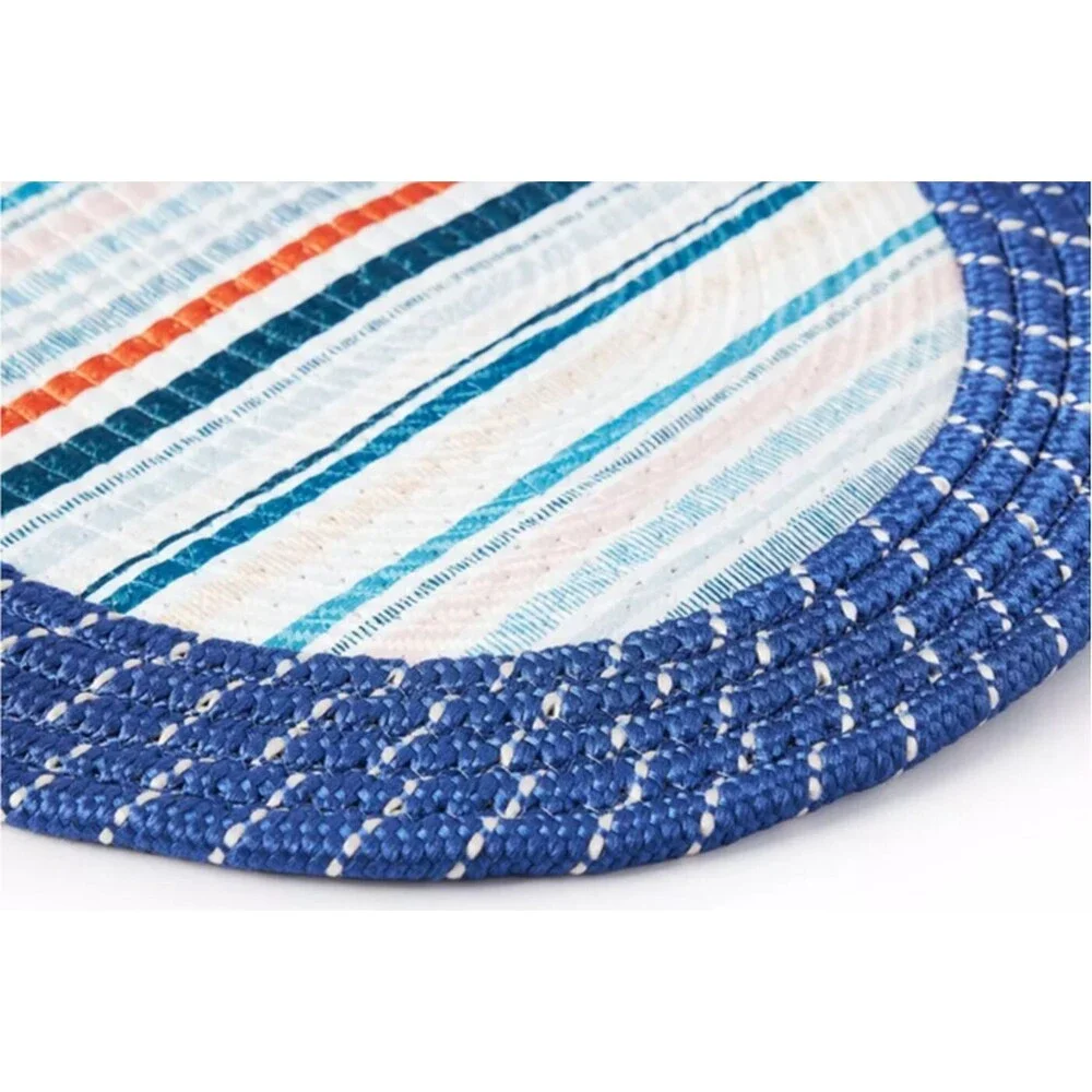 Oval Braided Kitchen Accent Rug (18